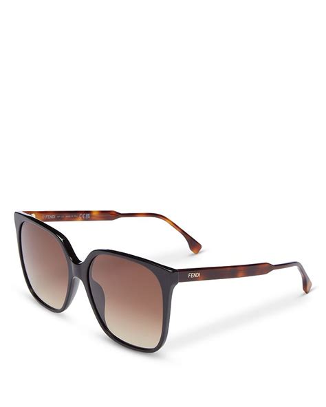 59mm square sunglasses fendi|fendi sunglasses prices.